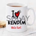 I Love Kendim Kişiye Özel Kupa Pi70