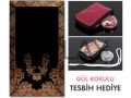 Gül Kokulu ve Tesbih Hediyeli Cep Seccadesi