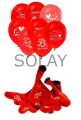 Seni Seviyorum Yazılı 40 lı Kalp Balon