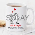 Mutluluklar Dileriz Kişiye Özel Kupa Pi78