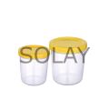 İçiçe Geçen 2 li saklama kabı  (250ve 400ml)