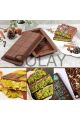 Meşhur Dubai Çikolatası Kalıbı Silikon - Büyük Tablet Çikolata Mum Kek Kalıbı Pasta Kalıbı