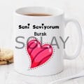 Seni Seviyorum Kişiye Özel Kupa Pi123