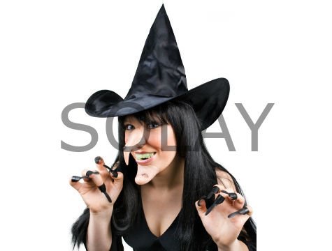Halloween Cadı Kostüm Şapka Seti