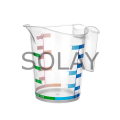 Ölçü Kabı Dereceli Renkli 500ML