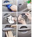 8 Adet Araba Kapı Kolu Koruyucu Çizilme Önleyici Şeffaf Sticker Film Koruma Seti
