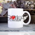 Kişiye Özel I Love Dad İsimli Kupa Bardak