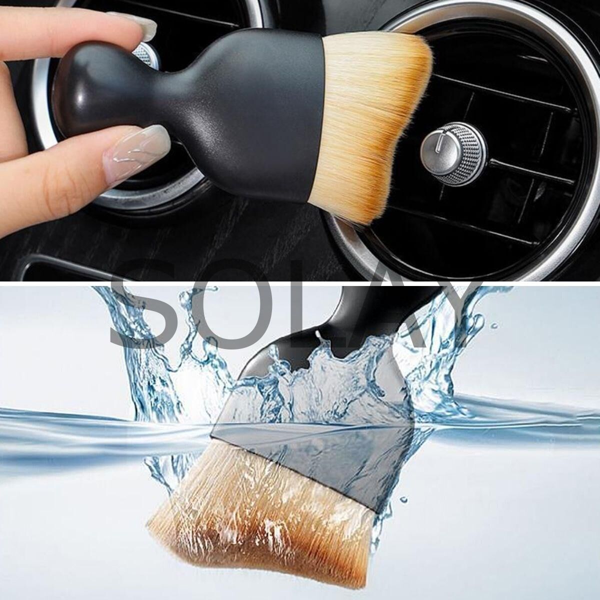 Mini Araç İçi Temizlik Fırçası Yumuşak Kıllı