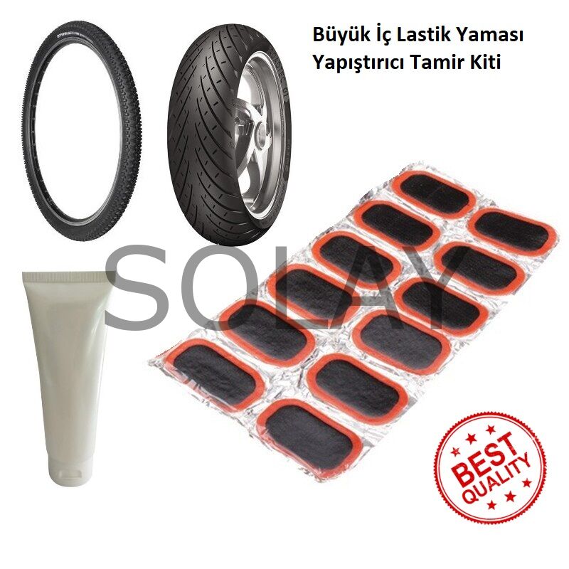 Büyük Lastik Yaması - Bisiklet - Motor Lastiği Yaması