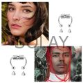 Gümüş Mıknatıslı Fake Burun Piercing -Top Ve Ok Uçlu Paslanmaz Septum Deliksiz Pirsing