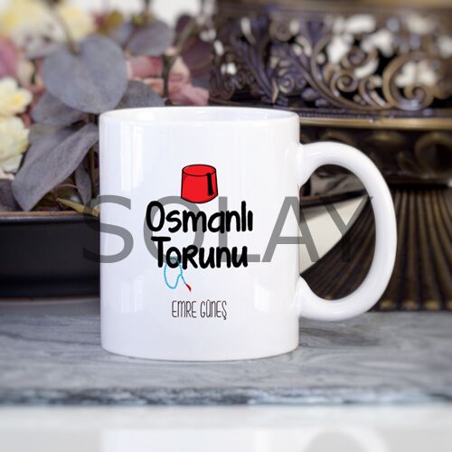 Kişiye Özel Osmanlı Torunu Kupa Bardak