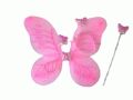 Gösteri Kelebek Kanadı (3 Parça)-Pembe