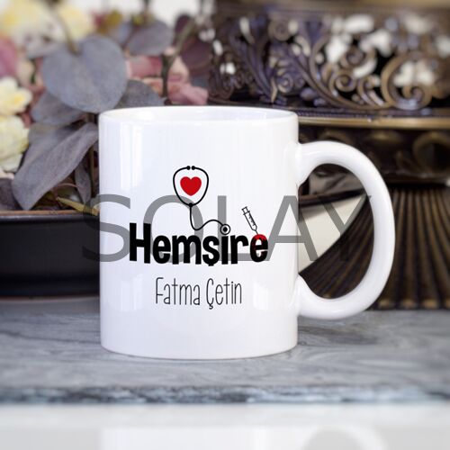 Kişiye Özel Hemşire Kupa Bardak