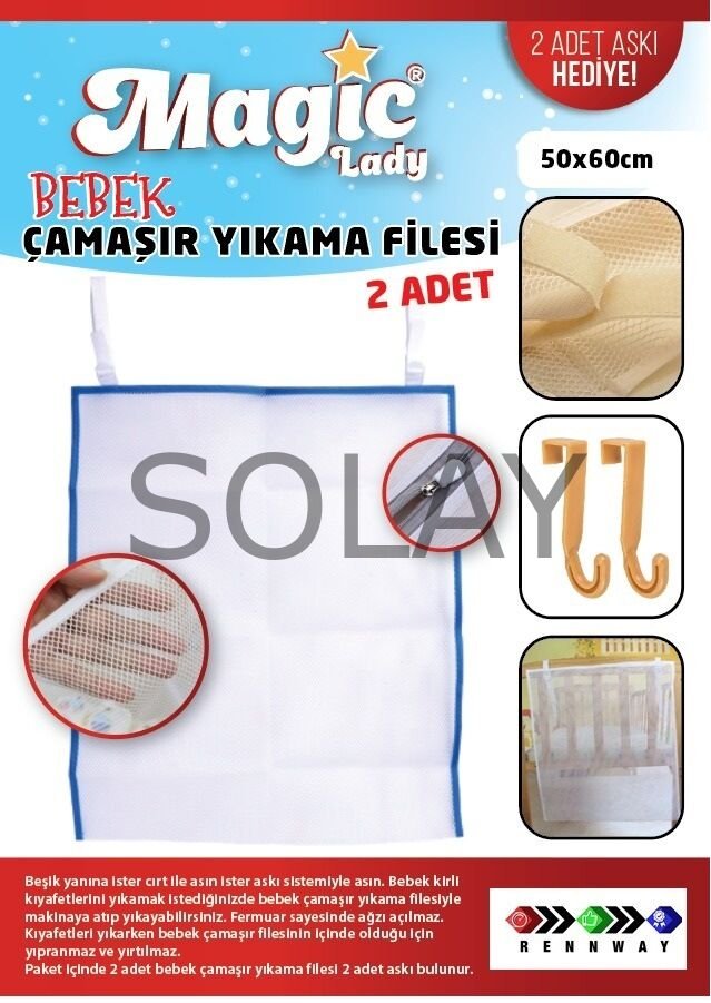 Bebek Çamaşır Filesi 2li Set